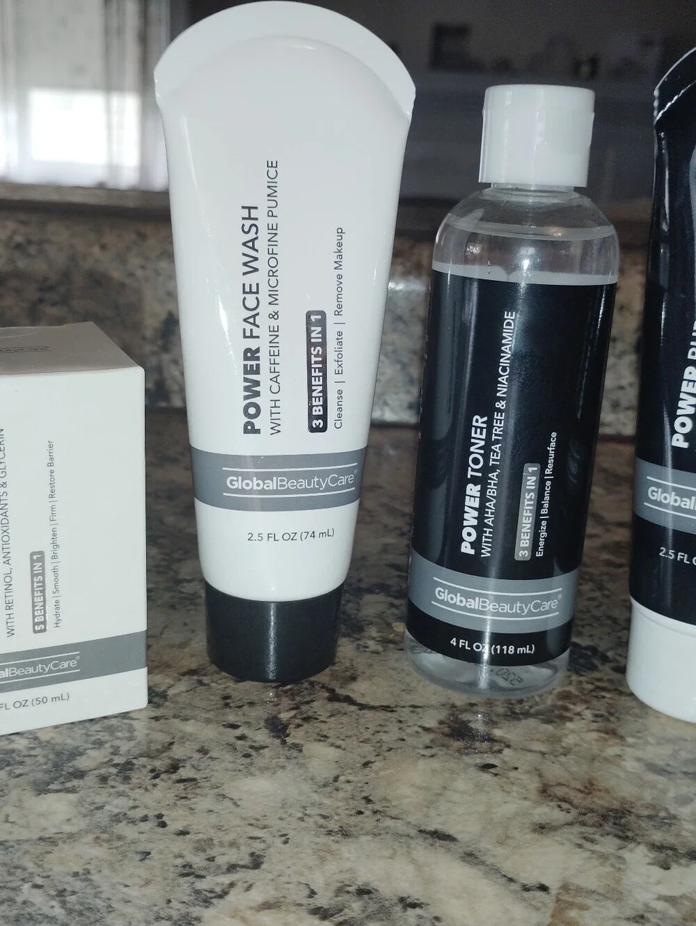 Power beauty setPower bubbling clay mask power moisturizer power face wash